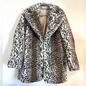 Animal Print Coat Justfab